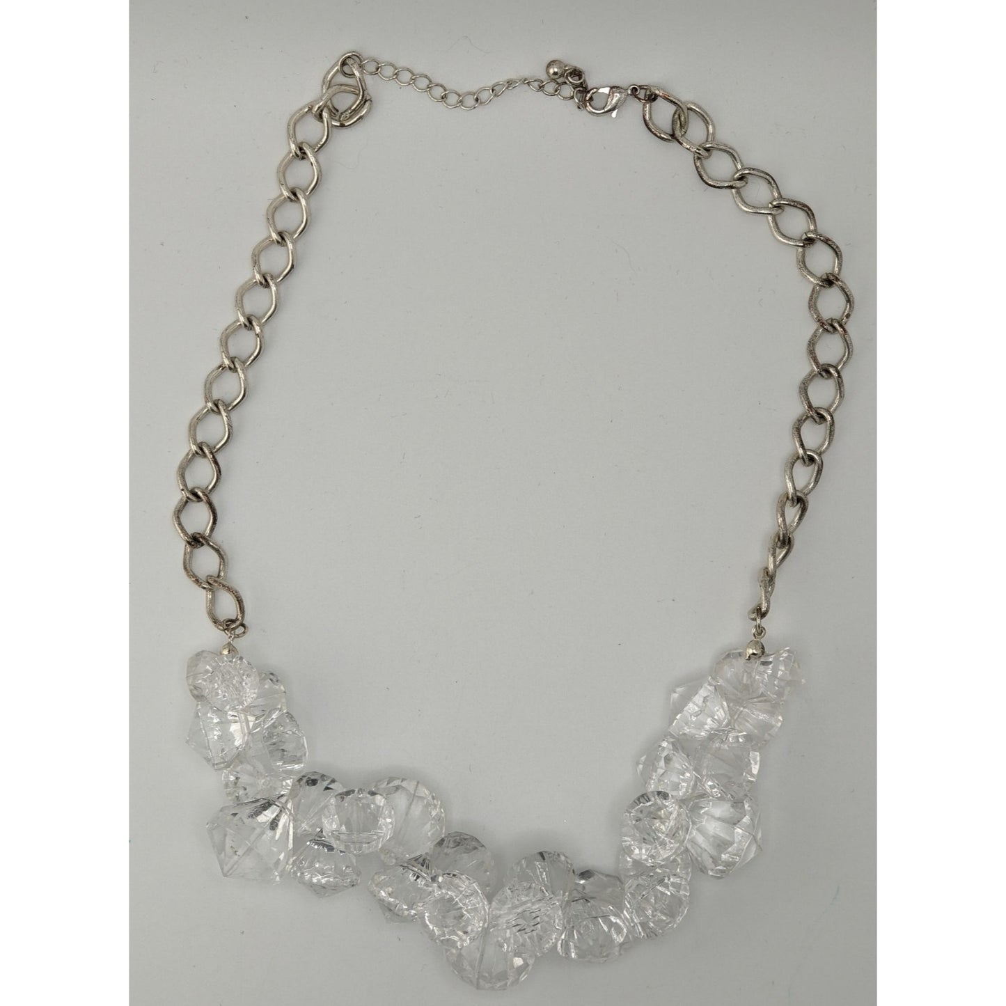 Chunky Iced-Out Statement Necklace
