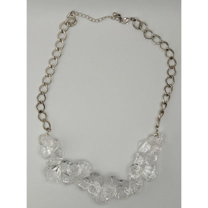 Chunky Iced-Out Statement Necklace