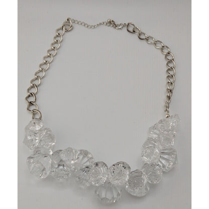 Chunky Iced-Out Statement Necklace