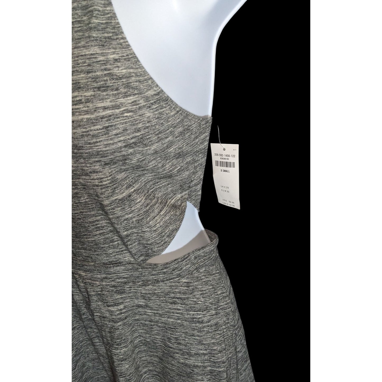 Hollister Cutout Halter Dress Grey Preppy Summer Mini Dress