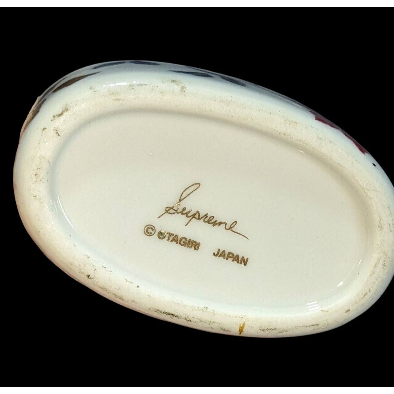 Grandmillennial Vintage Otagiri Japan Floral Porcelain Trinket Box