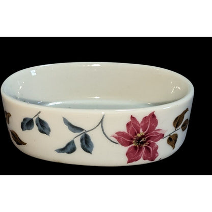 Grandmillennial Vintage Otagiri Japan Floral Porcelain Trinket Box
