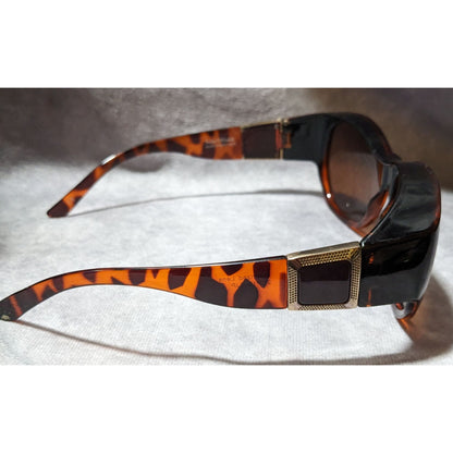 Solar Shield Retro Tortoise 90s Style Sunglasses