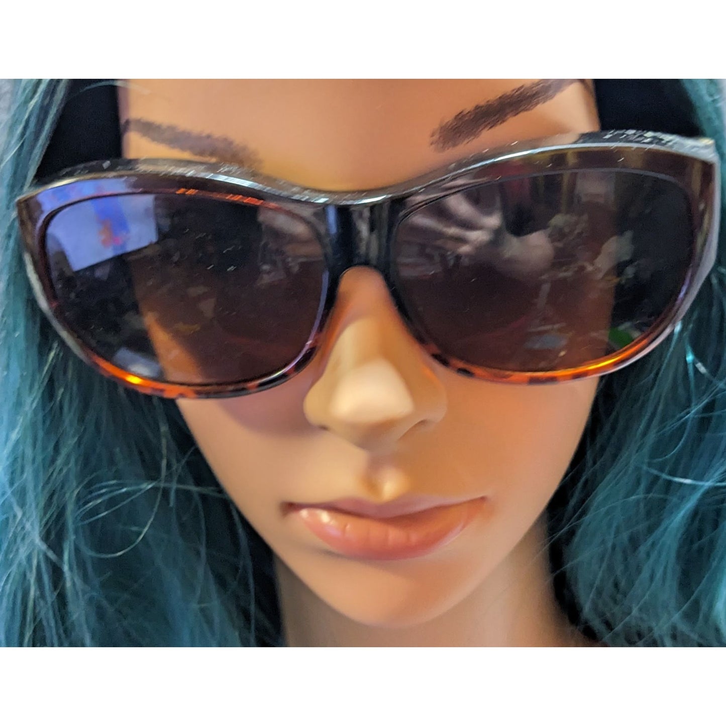 Solar Shield Retro Tortoise 90s Style Sunglasses