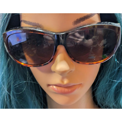 Solar Shield Retro Tortoise 90s Style Sunglasses