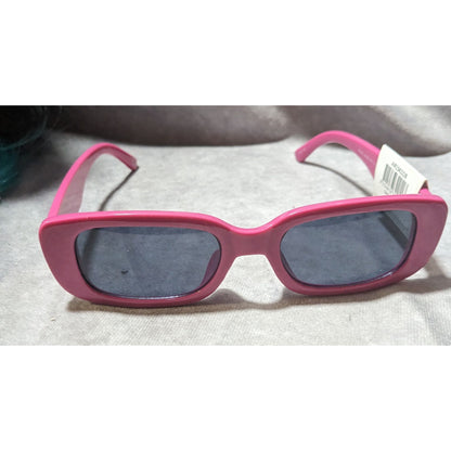 Aire Ceres Fuchsia Rectangular Sunglasses