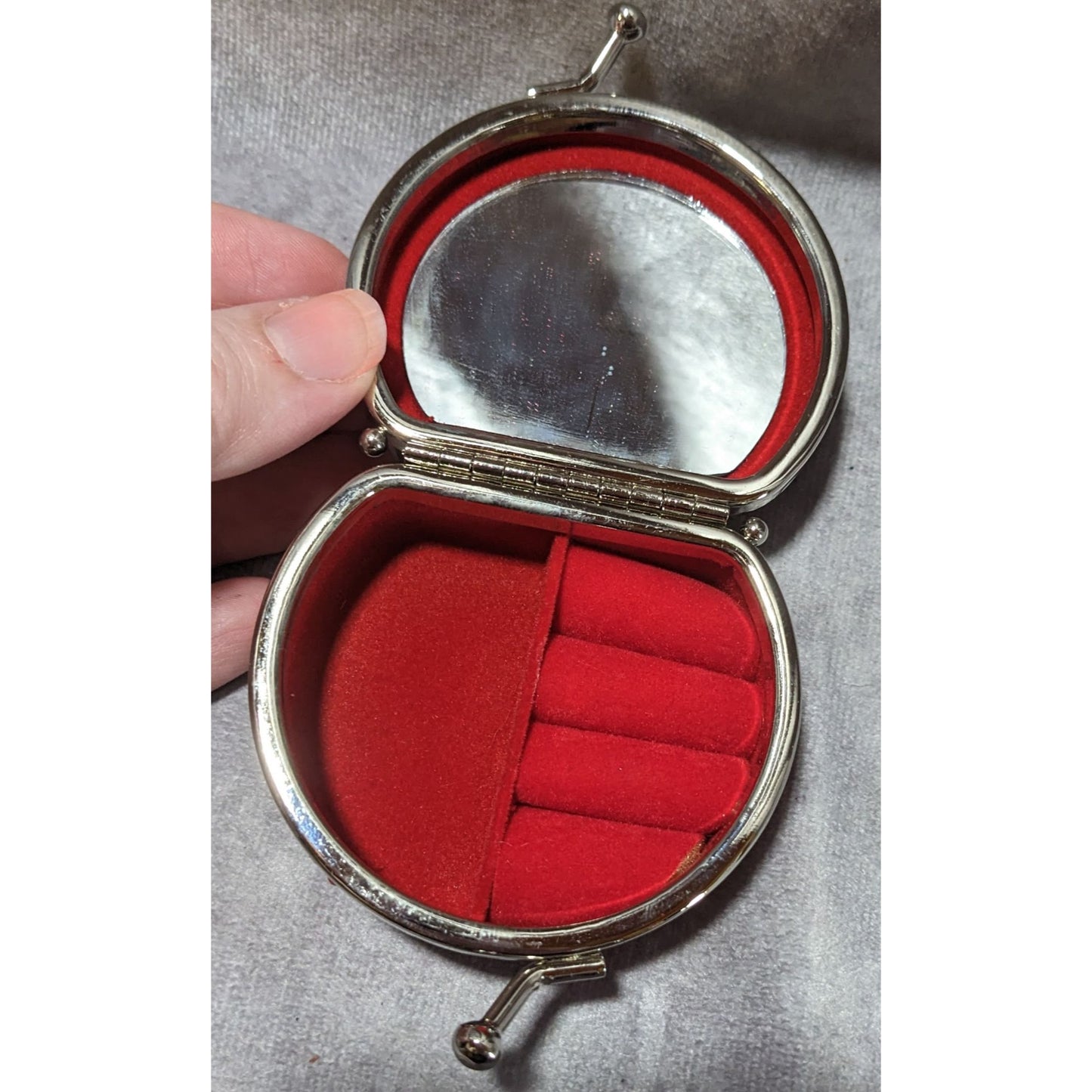 Mini Red Jewelry Case