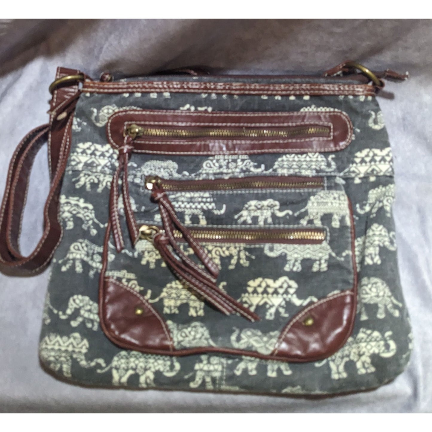 Bohemian Elephant Crossbody Bag