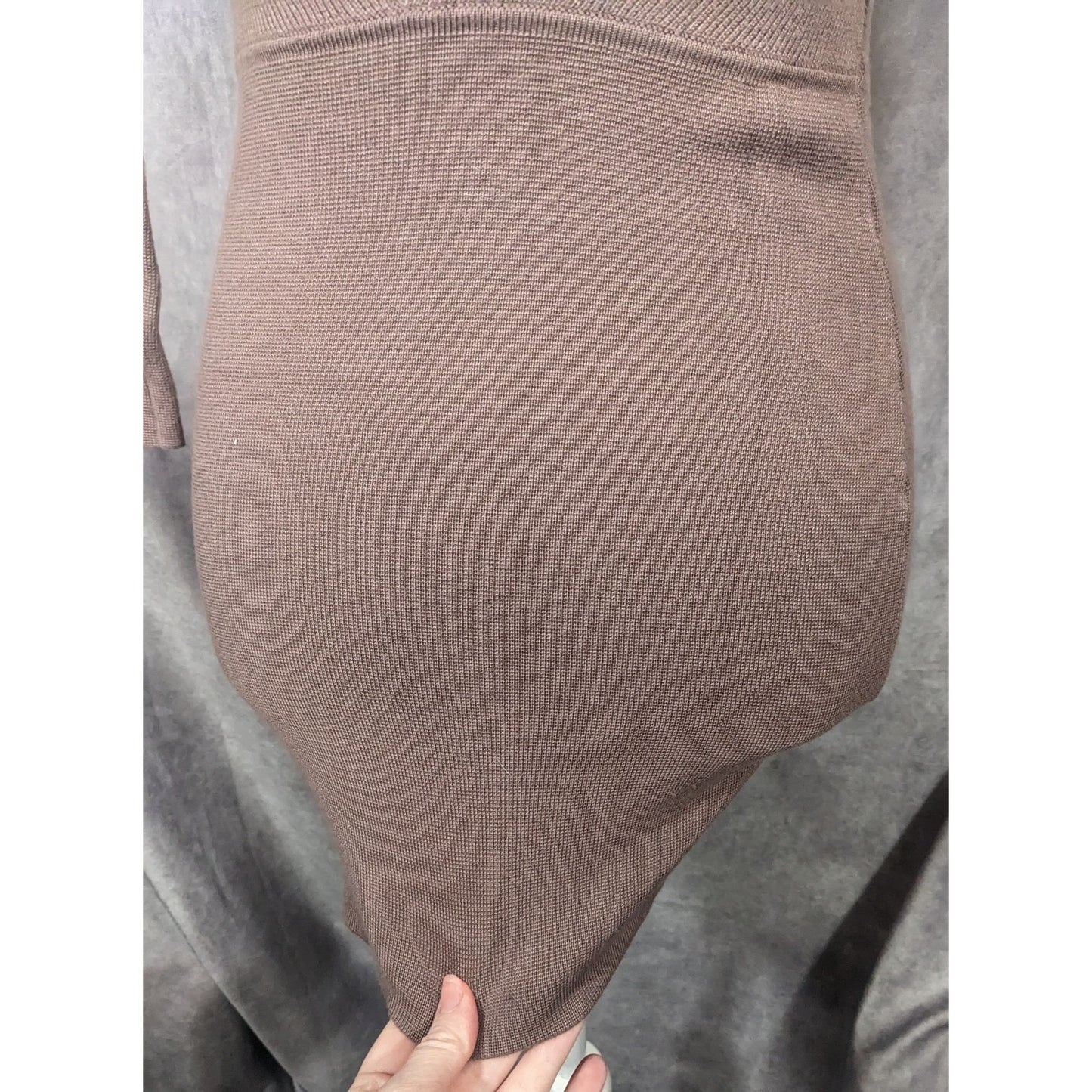 Abercrombie & Fitch Black Knit Faux Corset Waist Dress Size XSP