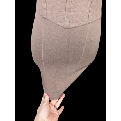 Abercrombie & Fitch Black Knit Faux Corset Waist Dress Size XSP