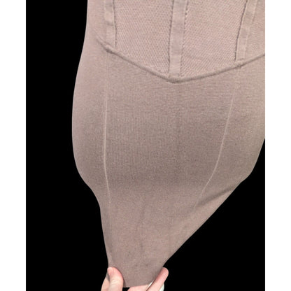 Abercrombie & Fitch Black Knit Faux Corset Waist Dress Size XSP