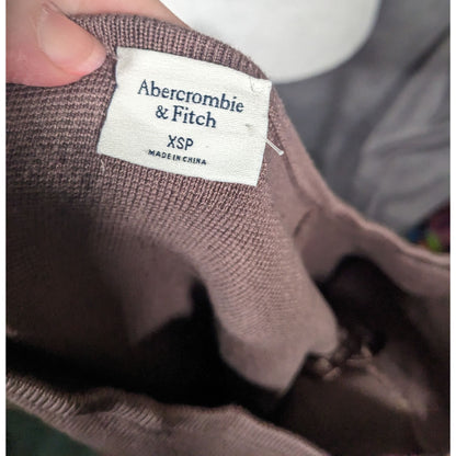 Abercrombie & Fitch Black Knit Faux Corset Waist Dress Size XSP