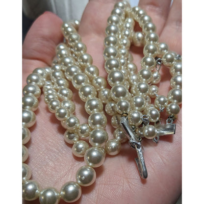 Vintage Japan Faux Pearl Necklace