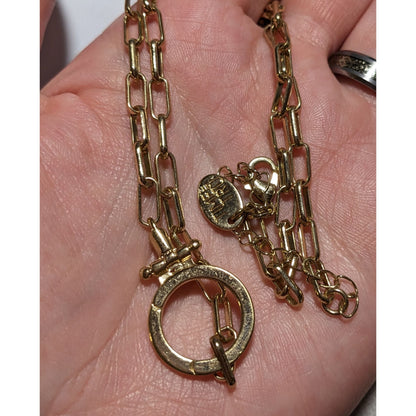 Time And Tru Gold Horse Bit Necklace