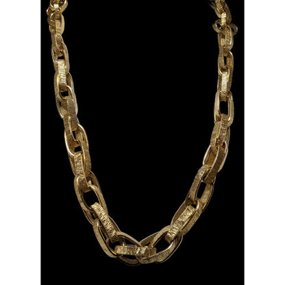 Chunky Gold Glam Chain Necklace