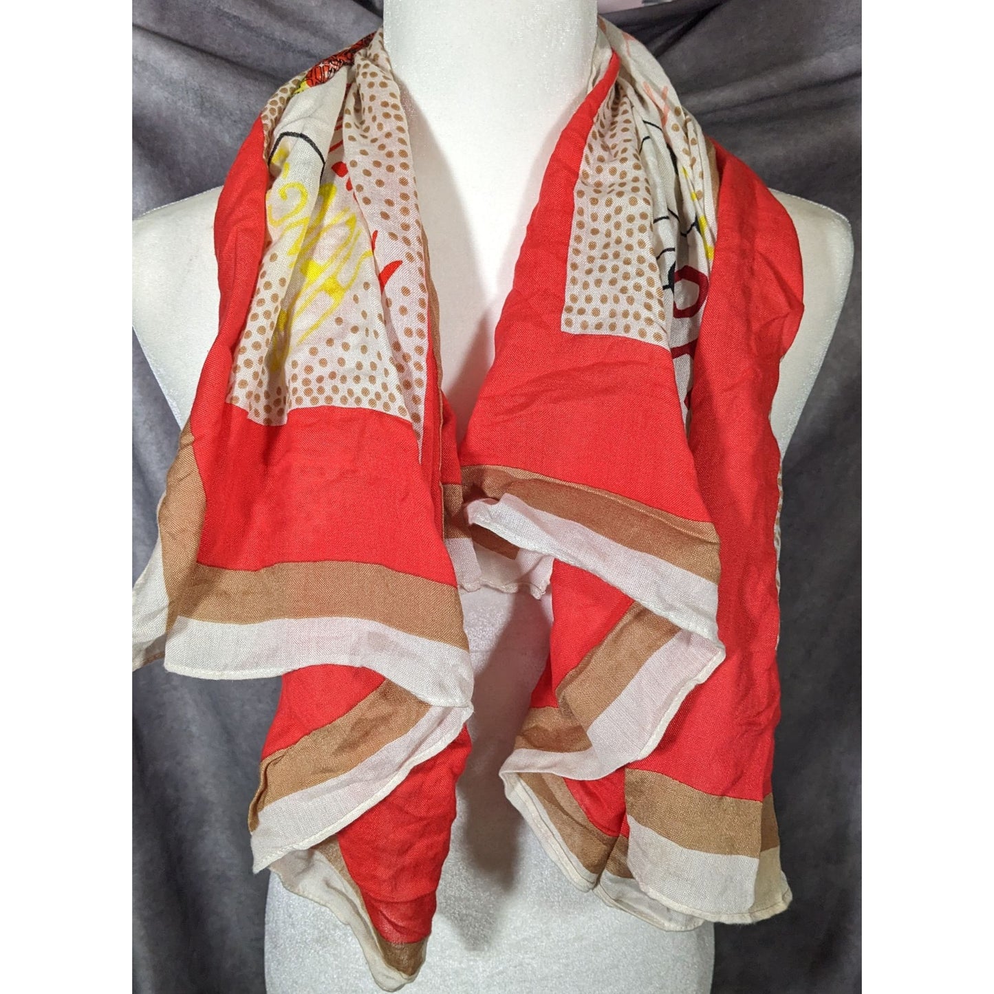 Madewell New York Map Printed Scarf/Shawl