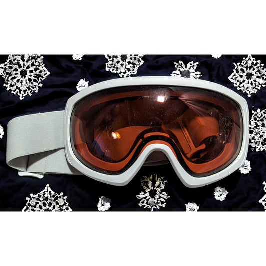 White/Grey Ski Goggles