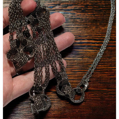 Mesh Ring Chain Necklace