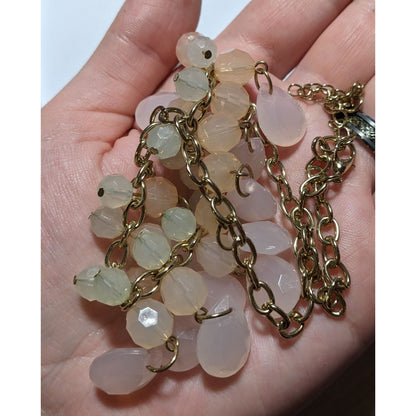 Pastel Gem Bib Necklace