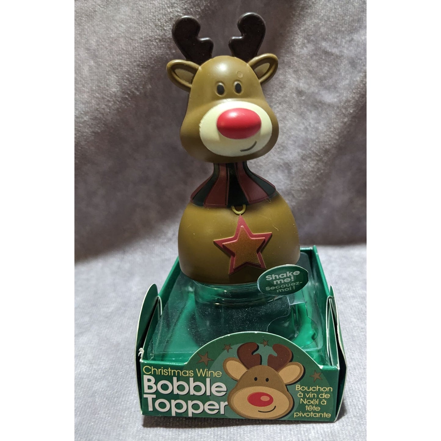 Christmas Wine Reindeer Bottle Topper