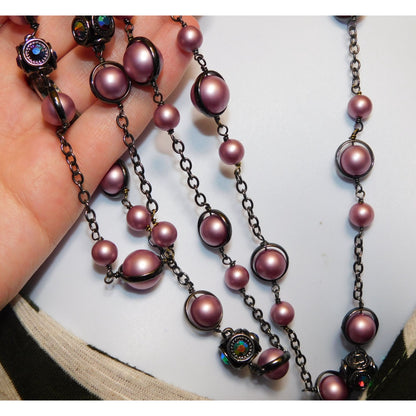 Coldwater Creek Gothic Pearl Necklace