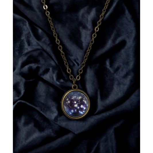 Galaxy Glass Orb Necklace