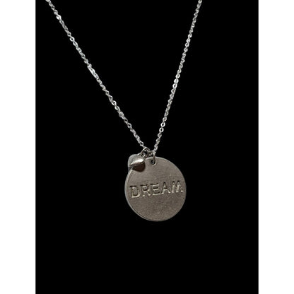 Silver Dream Pendant Heart Charm Necklace