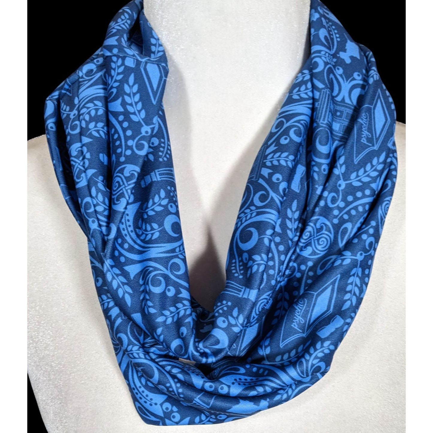 Whimsical Doctor Who Print  Infinity Scarf