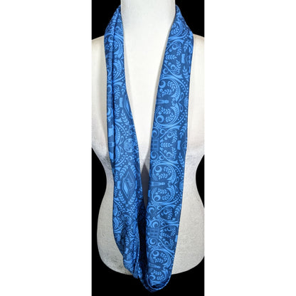 Whimsical Doctor Who Print  Infinity Scarf