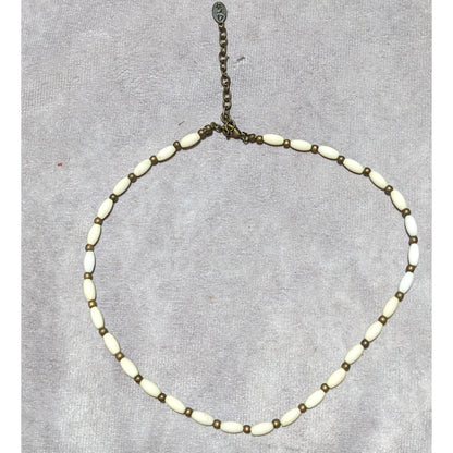 Vintage Minimalist Beaded Necklace