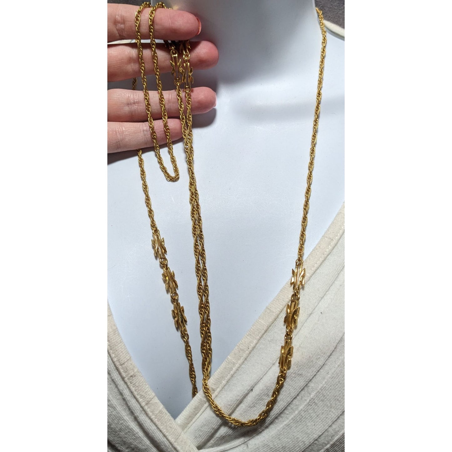 Vintage Monet Rope Chain Necklace