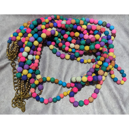 Sassy Jones Makemba Luxe Beaded Bib Necklace