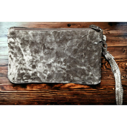 Adrienne Vittadini Studios Velour Power Bank Clutch