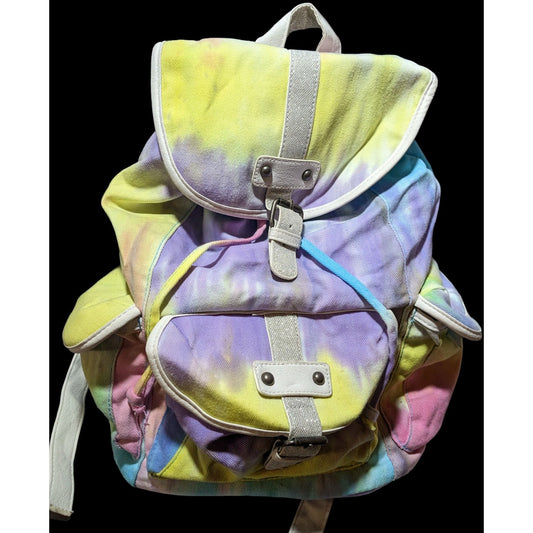 Candies Rainbow Tie Dye Glitter Strap Backpack