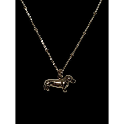 Lauren Conrad Gold Dachshund Necklace