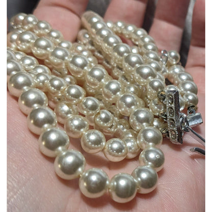 Vintage Japan Faux Pearl Necklace