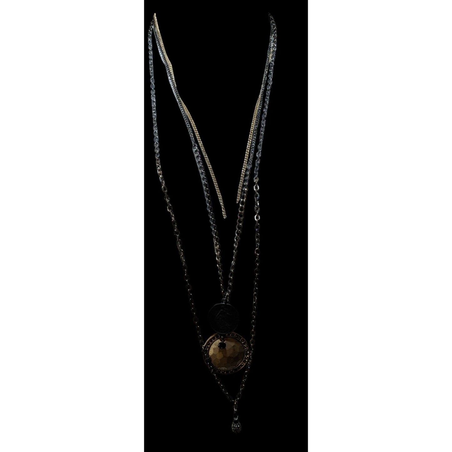 Multilayer Medallion Necklace