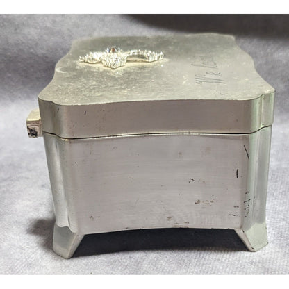Things Remembered Swarovski Cross Silver Trinket Box