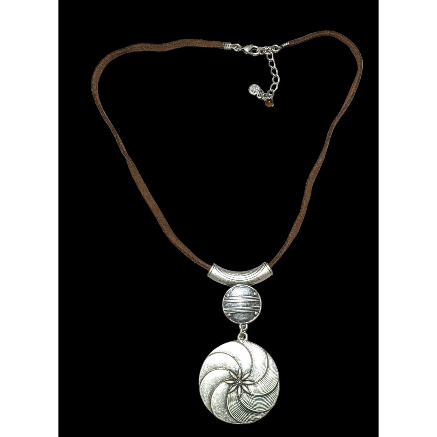 Axcess Liz Claiborne Modern Floral Swirl Necklace