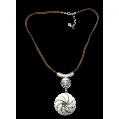 Axcess Liz Claiborne Modern Floral Swirl Necklace