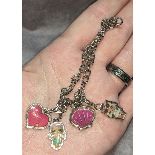 Kidcore Kawaii Y2K LOL Surprise Mermaid Charm Bracelet