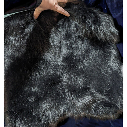 Donna Sayler's Fabulous Furs Black Fur Legwarmers
