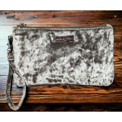 Adrienne Vittadini Studios Velour Power Bank Clutch