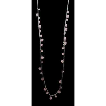 Charming Charlie Pink And Silver Necklace