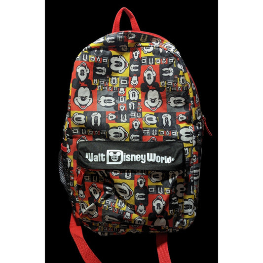 Retro Disney Mickey Pop Art Faces Backpack