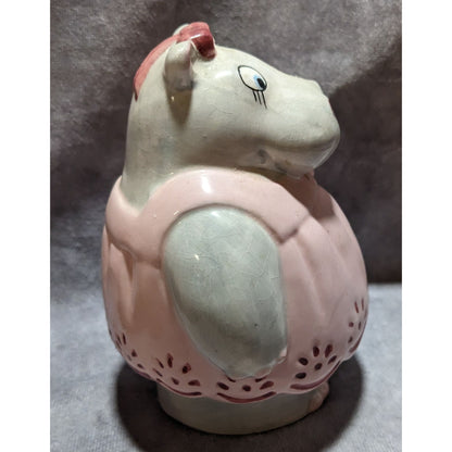 Large Vintage Hippo Salt/Pepper Shaker