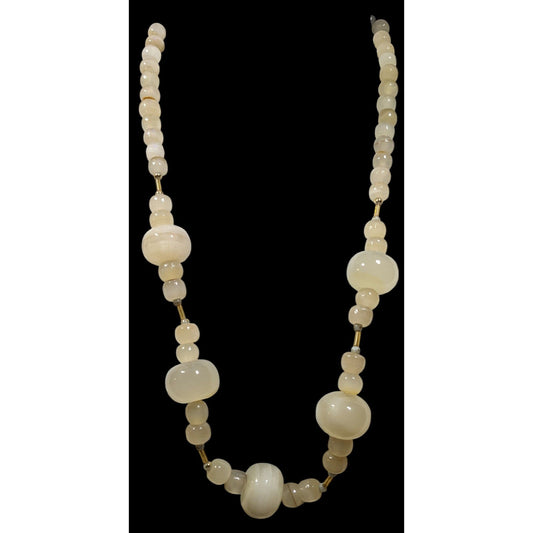 Vintage Chunky Mexican Onyx Beaded Necklace