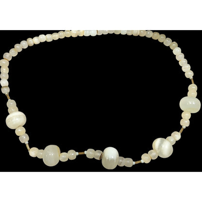 Vintage Chunky Mexican Onyx Beaded Necklace