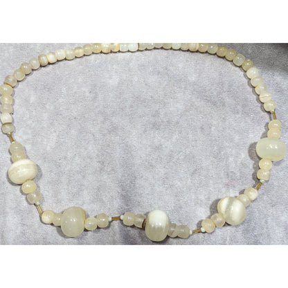 Vintage Chunky Mexican Onyx Beaded Necklace