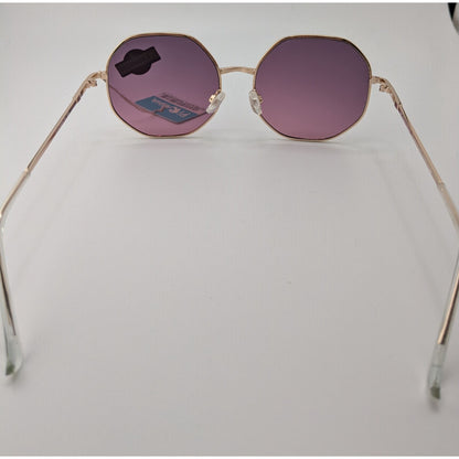 Piranha Octagonal Sunglasses NWT Purple Gold Retro Geometric Shades